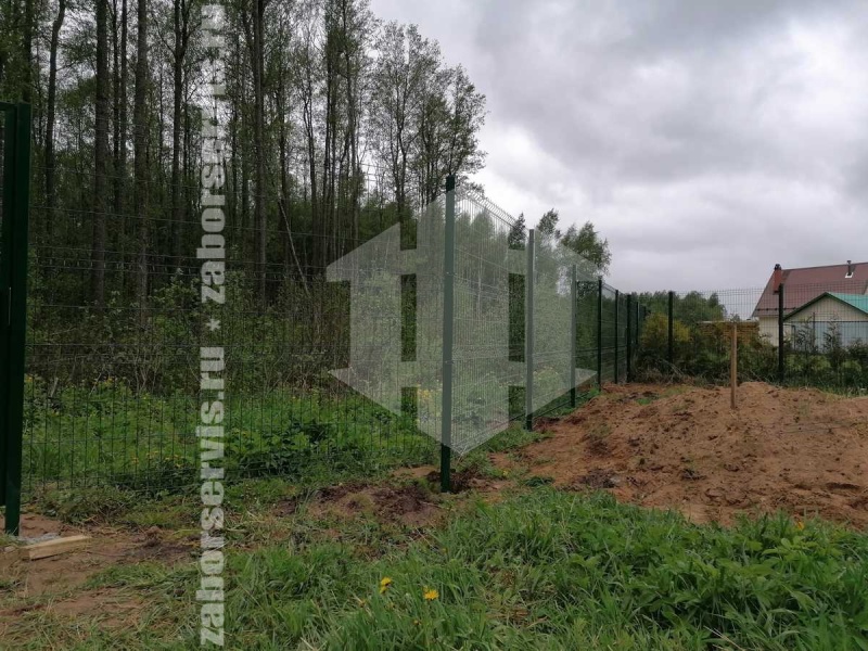 3D заборы 40 метров высота 1,8м 5мм