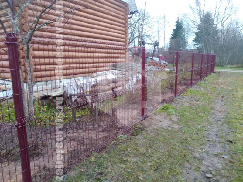 3D забор 155 метров красный 5мм