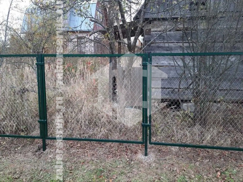 Забор из сетки рабицы с секциями 59 метров