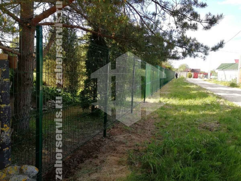 3D забор 110 метров зеленый 6мм