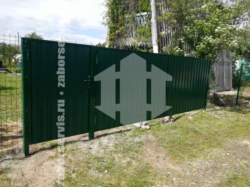 3D заборы для частного дома 78 метров 5 мм