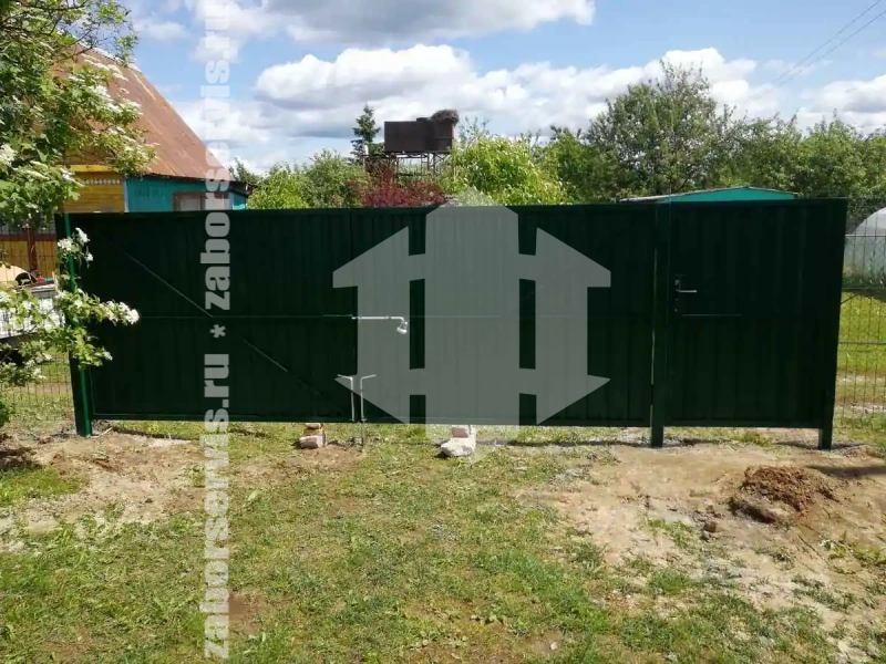 3D заборы для частного дома 78 метров 5 мм