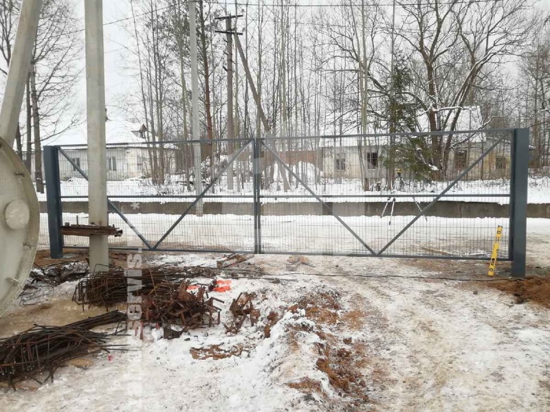 3D забор 126 метров серый 4мм