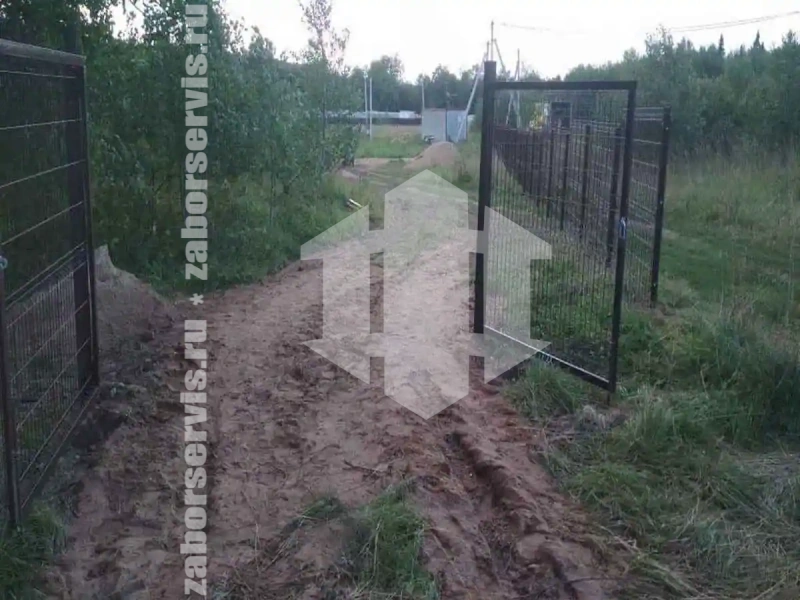 3D забор 86 метров коричневый 5мм