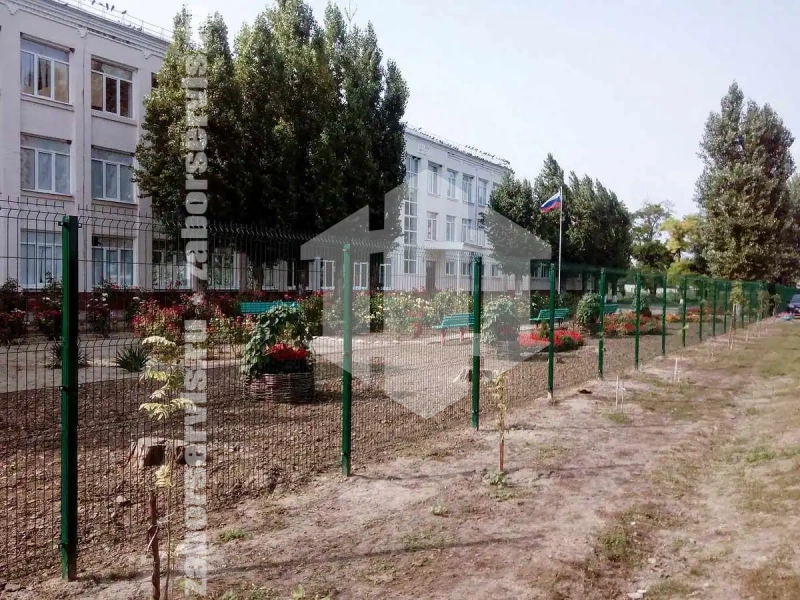 3D заборы для школы 300 метров высота 1,8м